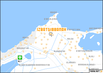 map of ‘Izbat Dibbānah