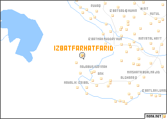 map of ‘Izbat Farḩāt Farīd