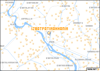 map of ‘Izbat Fāţimah Hānim