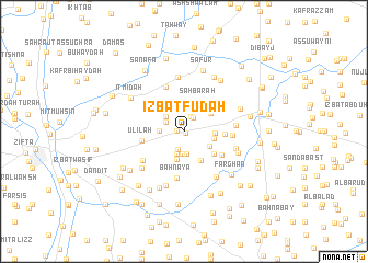 map of ‘Izbat Fūdah