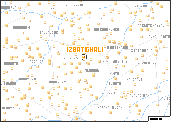 map of ‘Izbat Ghālī