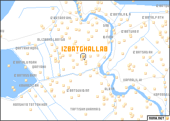 map of ‘Izbat Ghallāb