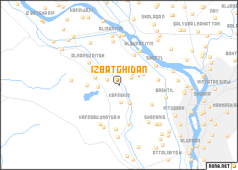 map of ‘Izbat Ghīḑan