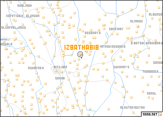 map of ‘Izbat Ḩabīb