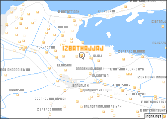 map of ‘Izbat Ḩajjāj