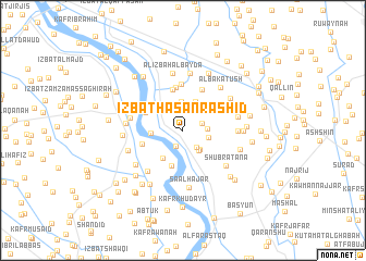 map of ‘Izbat Ḩasan Rashīd