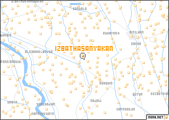 map of ‘Izbat Ḩasan Yakan