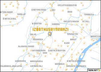 map of ‘Izbat Ḩusayn Ramzī