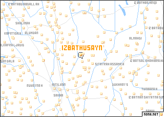 map of ‘Izbat Ḩusayn