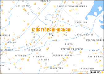 map of ‘Izbat Ibrāhīm Badawī