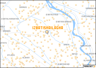 map of ‘Izbat Ismā‘īl Āghā