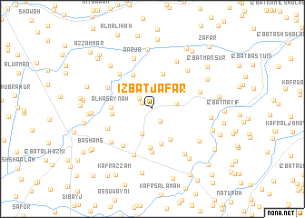 map of ‘Izbat Ja‘far