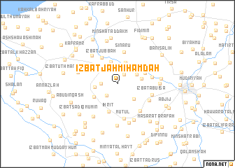 map of ‘Izbat Jahmī Ḩamdah