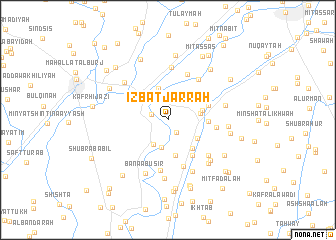 map of ‘Izbat Jarrāḩ