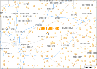 map of ‘Izbat Jūhar