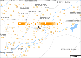 map of ‘Izbat Juhaynah al Baḩarīyah