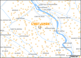 map of ‘Izbat Jum‘ah