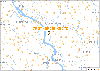 map of ‘Izbat Kafr al Khayr