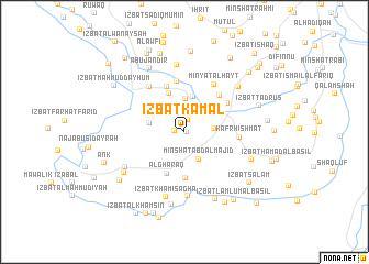 map of ‘Izbat Kamāl