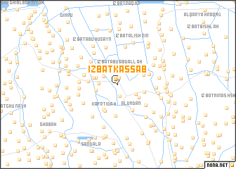 map of ‘Izbat Kassāb