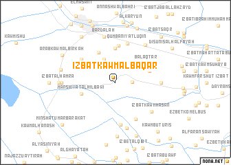 map of ‘Izbat Kawm al Baqar