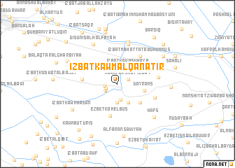 map of ‘Izbat Kawm al Qanāţir