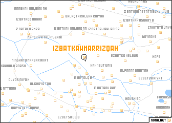 map of ‘Izbat Kawm ar Rizqah