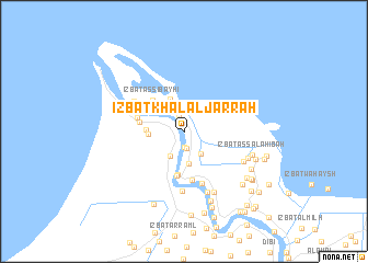 map of ‘Izbat Khāl al Jarrah