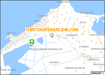 map of ‘Izbat Khūrshīd al Qiblīyah
