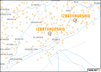 map of ‘Izbat Khūrshīd