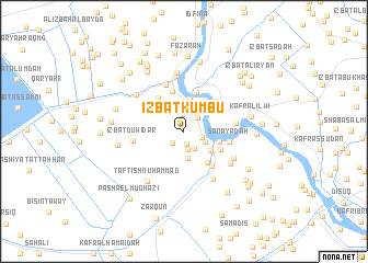 map of ‘Izbat Kumbū