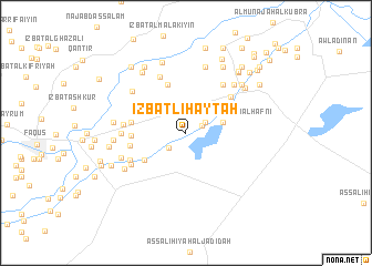 map of ‘Izbat Lihayţah