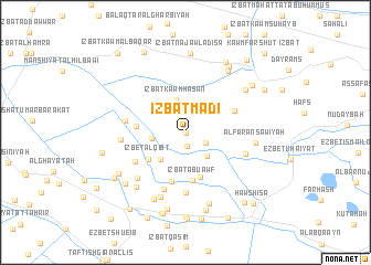 map of ‘Izbat Māḑī