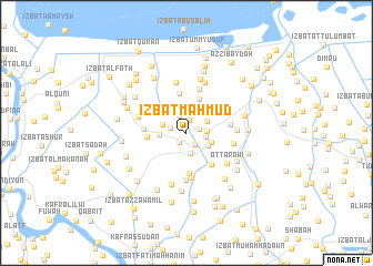 map of ‘Izbat Maḩmūd