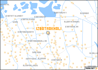 map of ‘Izbat Makhālī
