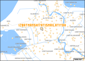 map of ‘Izbat Manshīyat Ismā‘īl ‘Aţīyah