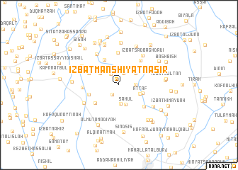 map of ‘Izbat Manshīyat Nāşir