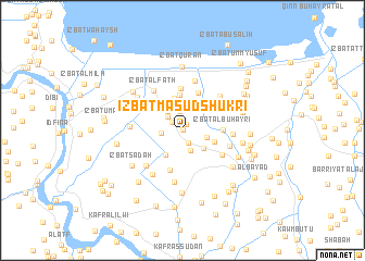 map of ‘Izbat Mas‘ūd Shukrī