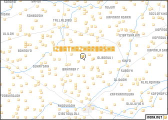 map of ‘Izbat Maz̧har Bāshā