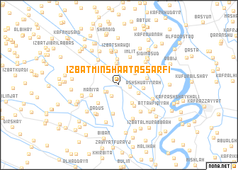 map of ‘Izbat Minshaʼat aş Şarfī