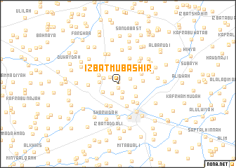 map of ‘Izbat Mubāshir