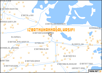 map of ‘Izbat Muḩammad al Waşīfī