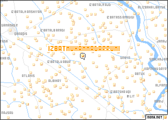 map of ‘Izbat Muḩammad ar Rūmī