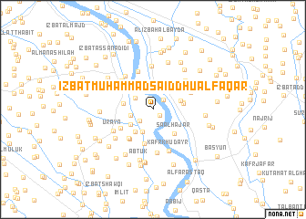 map of ‘Izbat Muḩammad Sa‘īd Dhū al Faqār