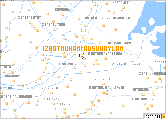 map of ‘Izbat Muḩammad Suwaylam