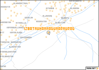 map of ‘Izbat Muḩammad ‘Umar Murād