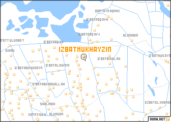 map of ‘Izbat Mukhayzin