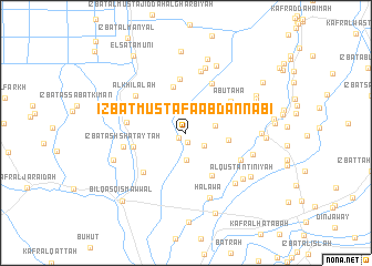 map of ‘Izbat Muştafá ‘Abd an Nabī