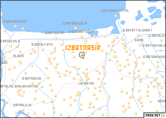 map of ‘Izbat Nāşir