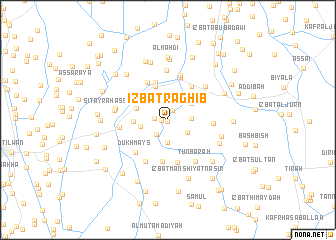 map of ‘Izbat Rāghib